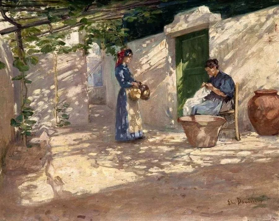 芬兰艺术家唯美人物油画,芬兰女性艺术家