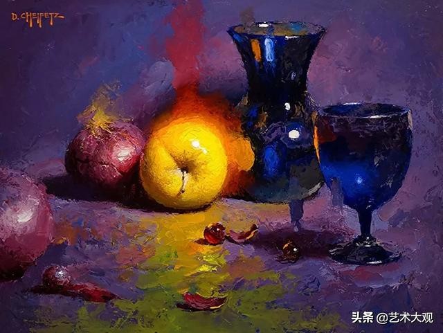 色彩世界油画作品,画家davidsmith油画作品