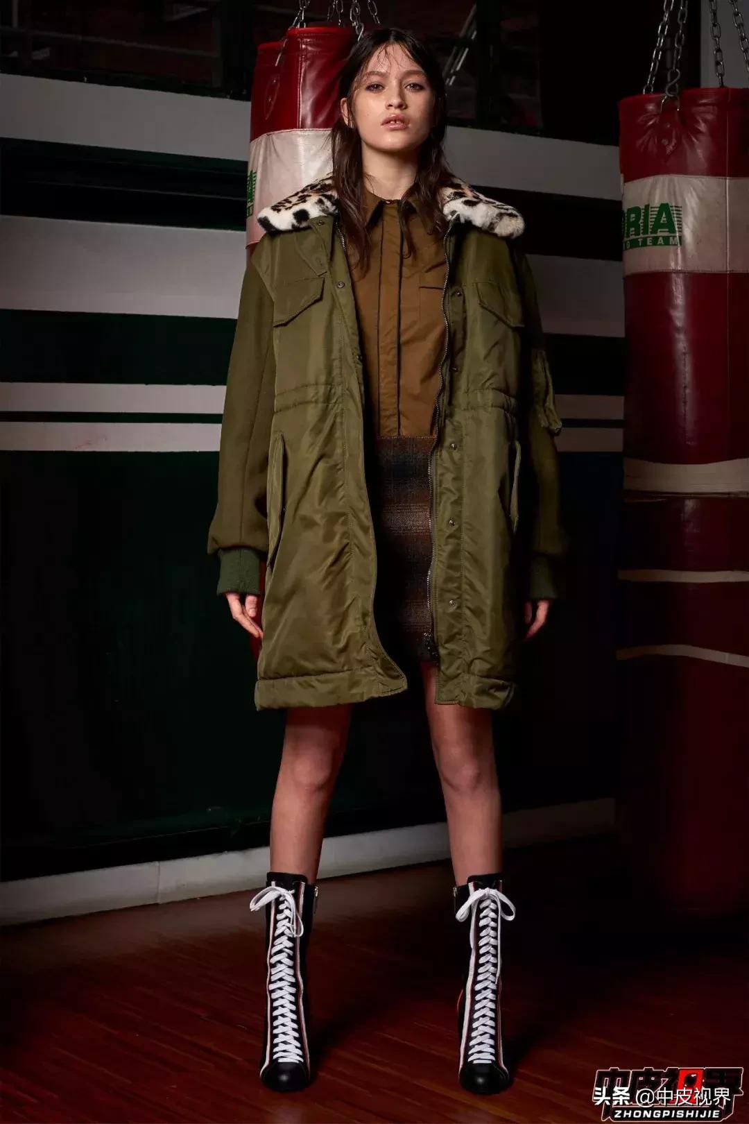 2023年流行趋势皮草,豹纹拼接皮草