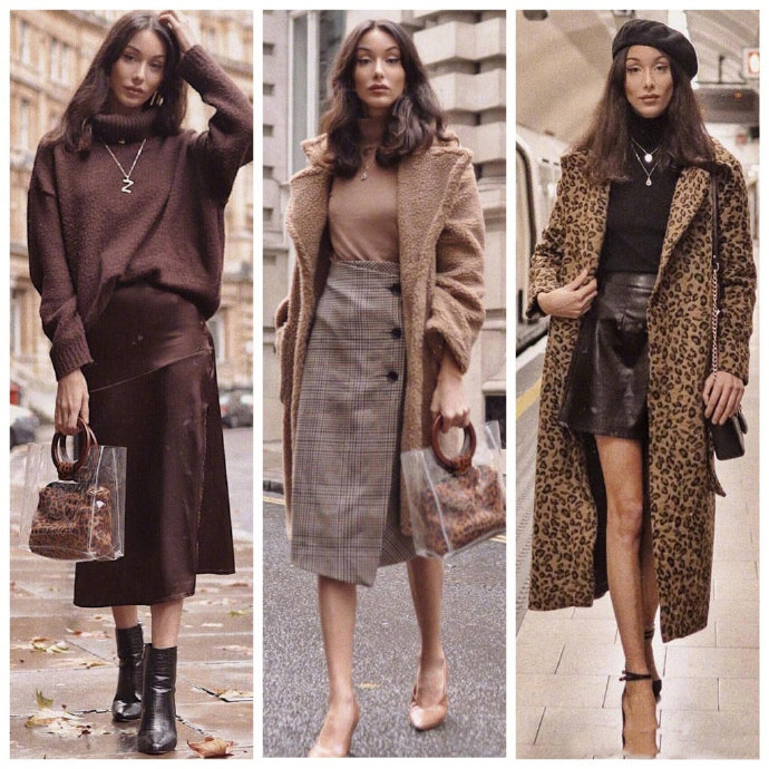 日韩风格复古风,春季英伦风穿搭