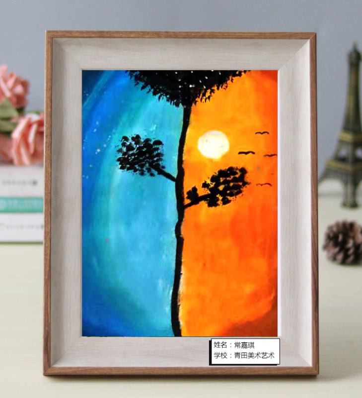 儿童水粉画主题,儿童水粉画作品熏衣草庄园