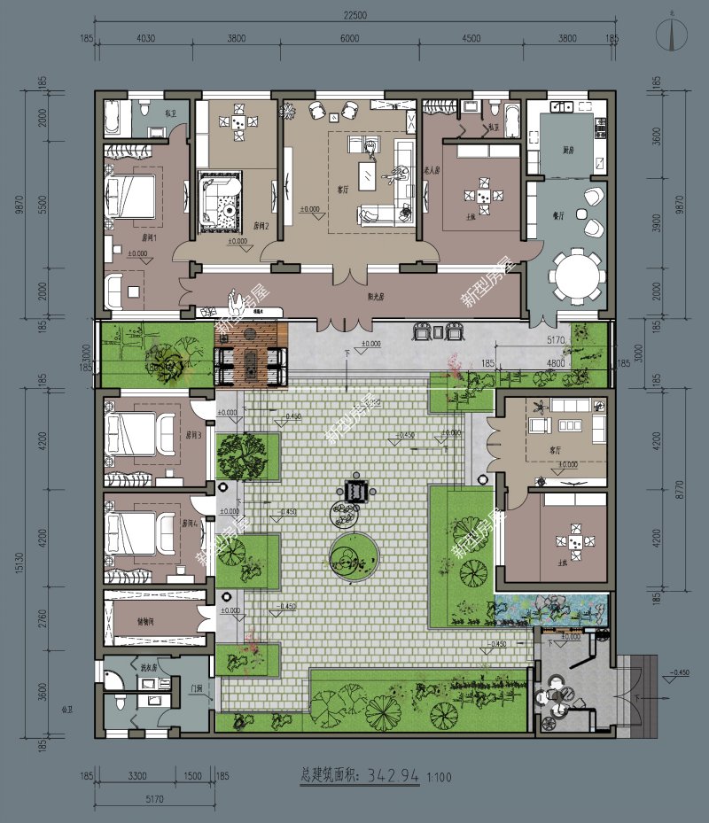 10套新农村建房户型，堂屋柴火房一个不落，我最爱第7套，你呢？