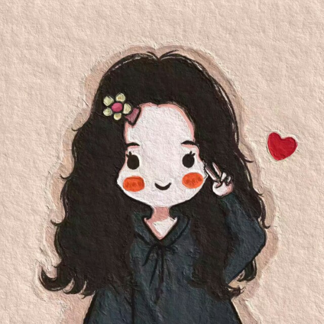 油画风头像可爱,油画风小头像