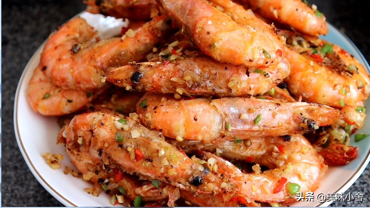 香酥椒盐青岛大虾,香酥椒盐土豆大虾