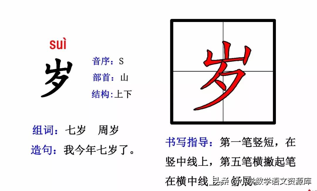 二年级上册生字部首组词造句表格,二年级上册生字偏旁部首造句