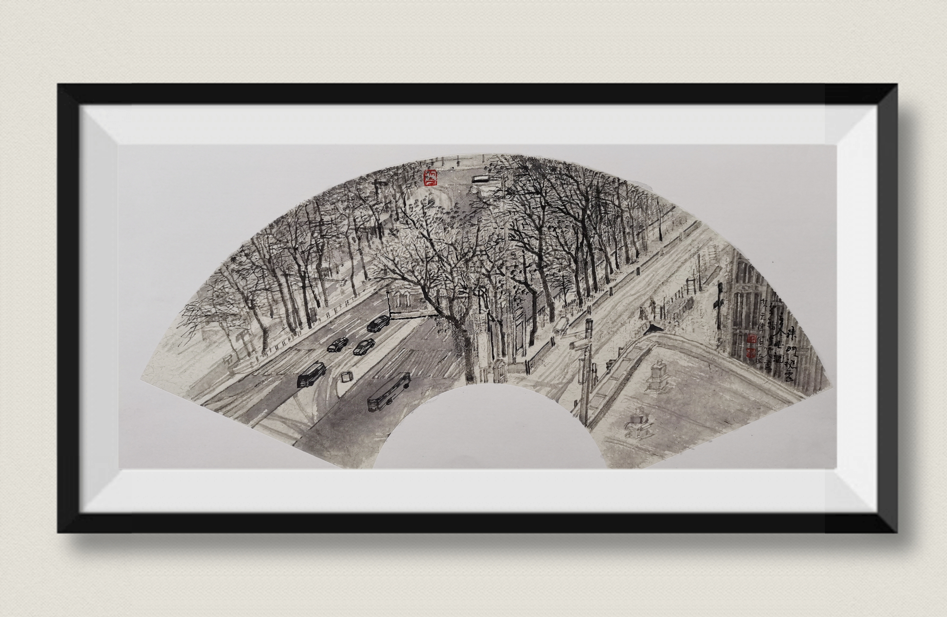 朋友圈的雪景｜阚传好立冬写意小品欣赏