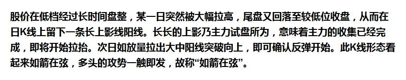 抄底60分钟k线图解,最适合抄底的30种技术形态附图