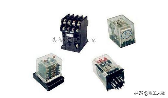 开关控制交流接触器再控制继电器,继电器自锁控制接触器的作用