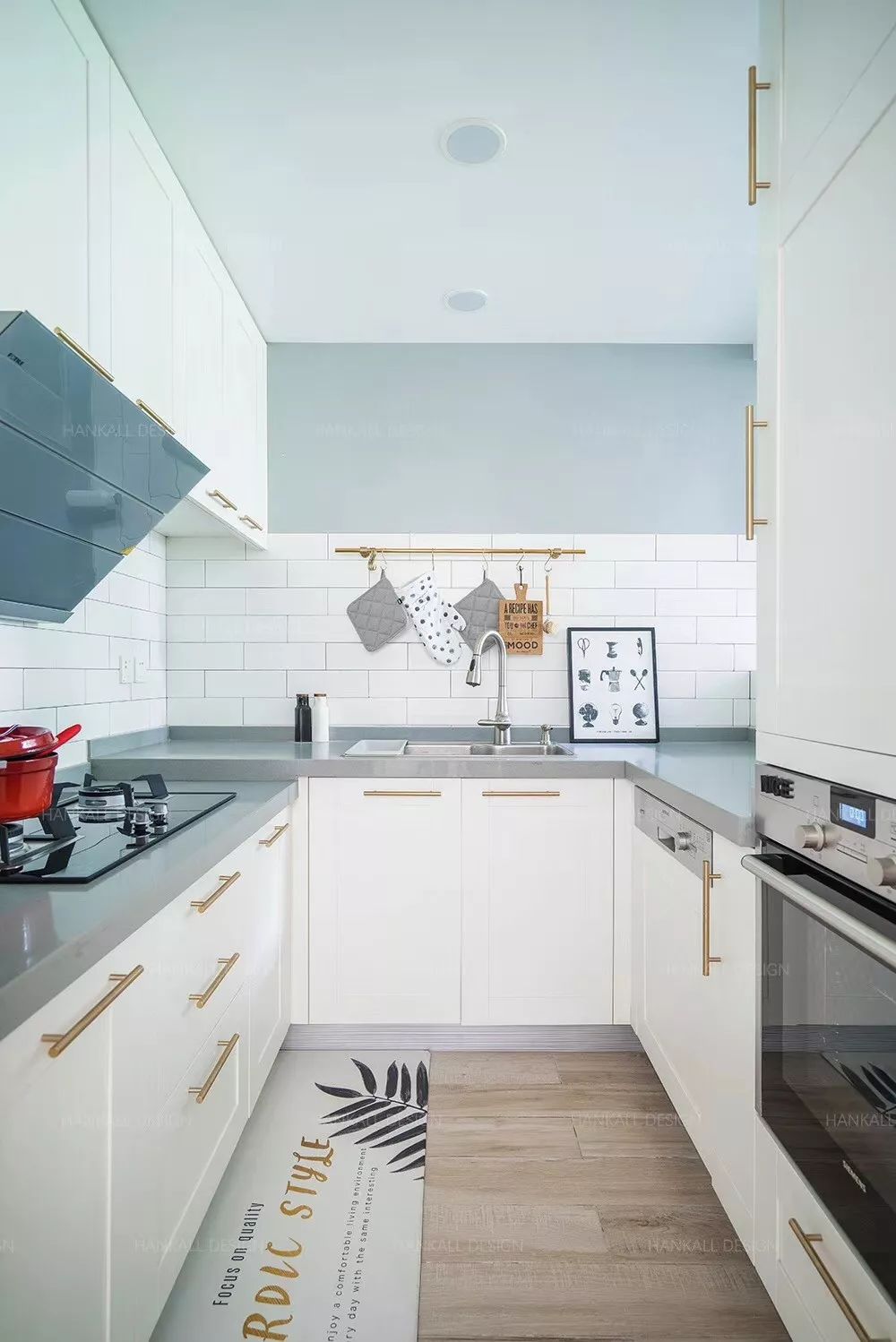 厨房橱柜门新中式款式和颜色,橱柜门颜色香芋色