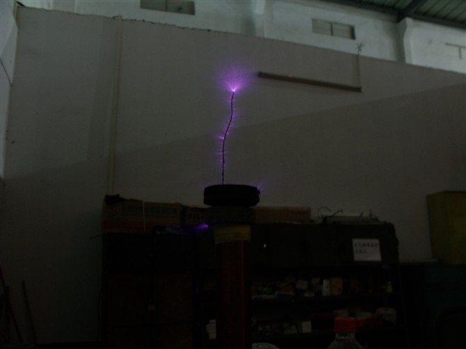 自制特斯拉线圈蜡烛,自制超大电弧特斯拉线圈