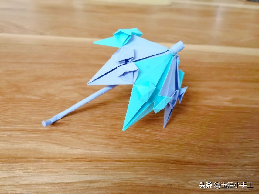 折纸小伞最简单的方法,简单又好看的折纸小伞