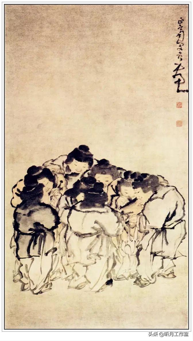 有幅清朝时期的人物画,晚清民国神仙人物画欣赏