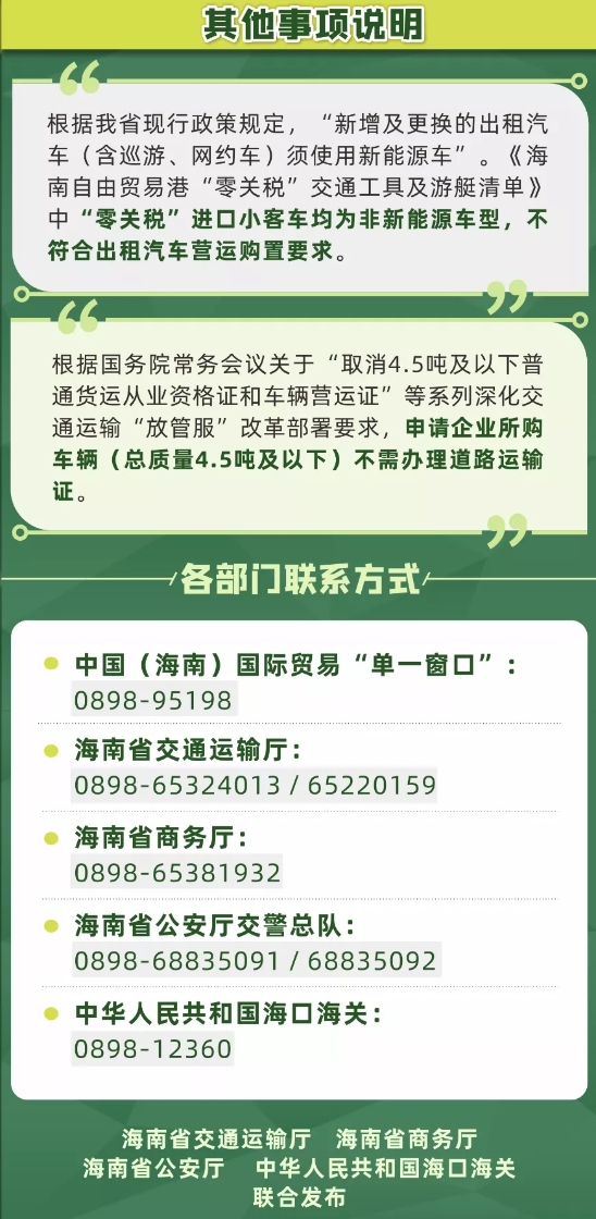 在海南购买零关税车的条件有哪些,海南自贸港零关税汽车