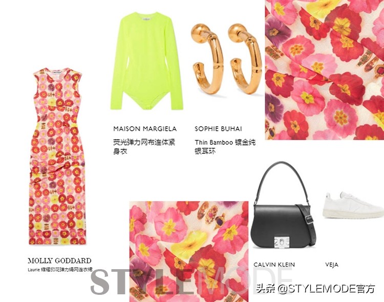 风情万千复古印花,法式风情印花长裙