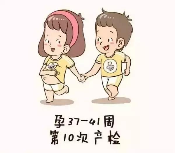 孕妇产检全流程手绘图,产科医生画图