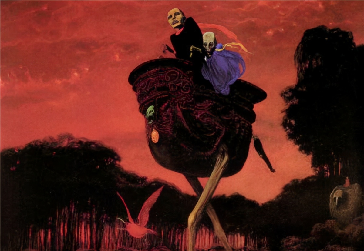 死亡复活的画家画的地狱景象,画家心脏骤停后7分钟画下冥界