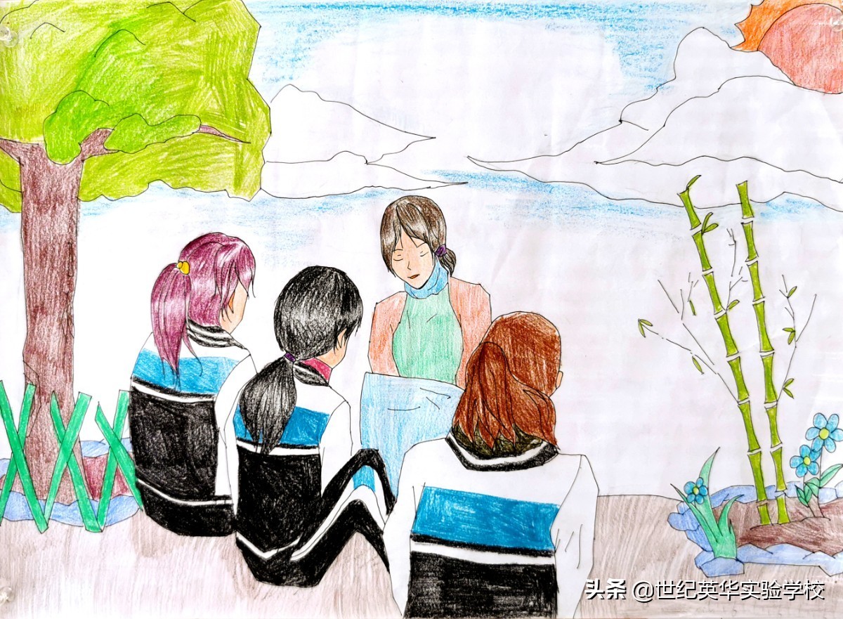 感人的瞬间绘画征集,遇见温暖绘画