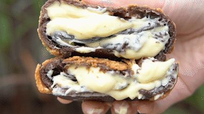 脏脏奶茶泡芙,脏脏黑糖珍珠泡芙