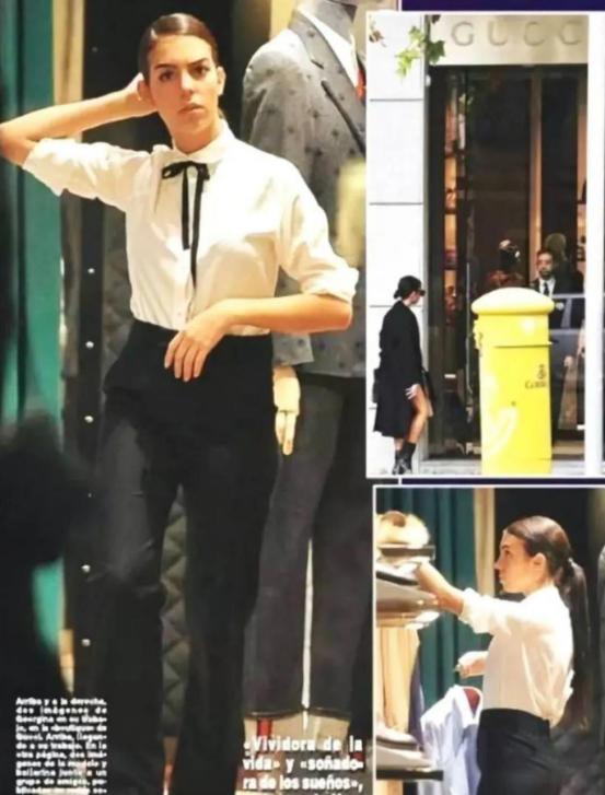 c罗在赛场亲吻乔治娜,c罗和女友乔治娜穿球衣合照图