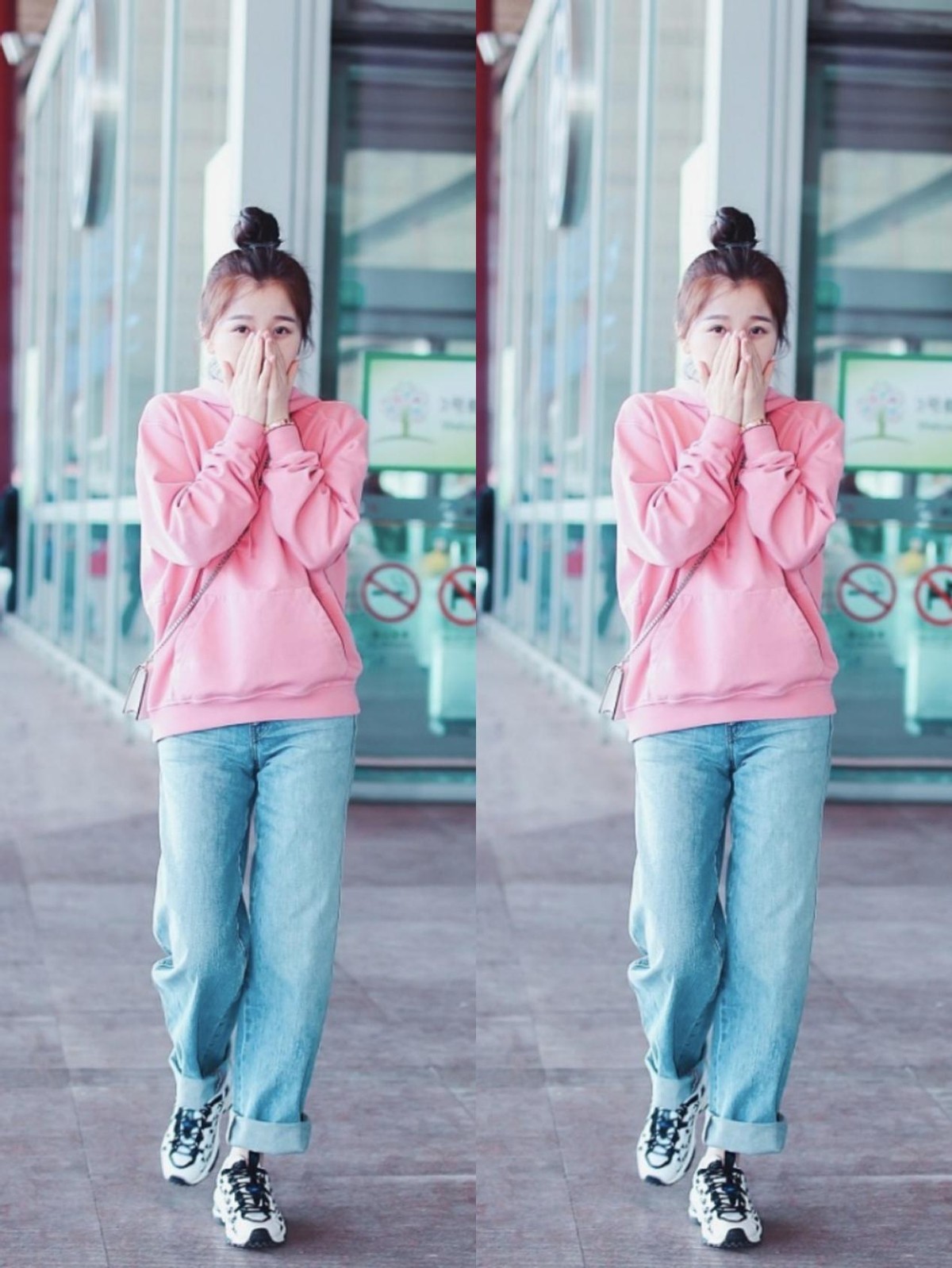 虞书欣同款粉蓝蓬蓬裙测评,虞书欣丸子头蓝色衣服