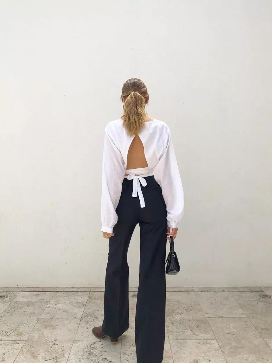 马蹄裤和喇叭马蹄裤哪个更显腿长,高腰显瘦马蹄裤