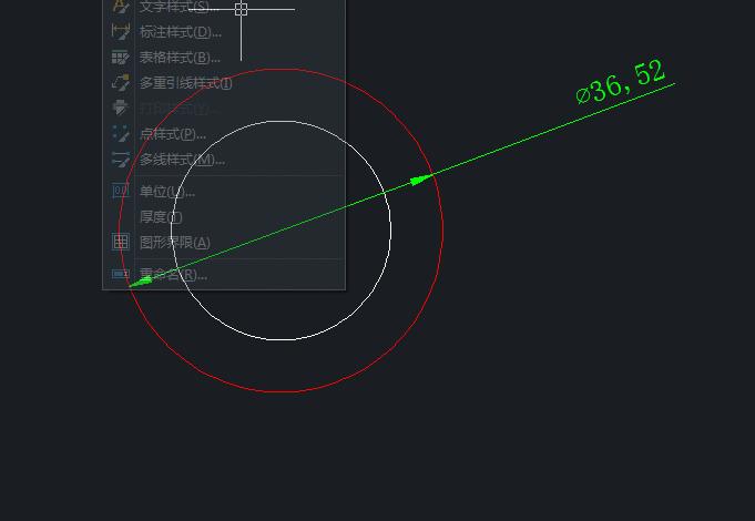 cad直径标注有十字架怎么除掉,cad直径标注怎么设置折弯