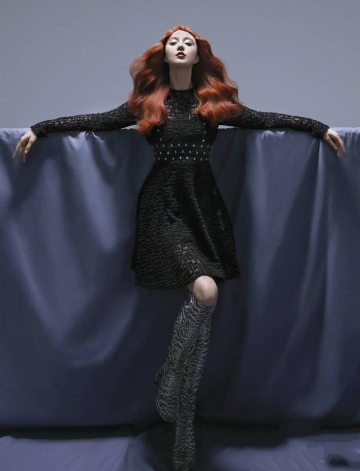 范冰冰霸气穿衣风格真空西装,范冰冰西装霸气侧漏写真