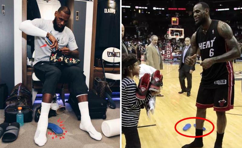 nba球星的鞋垫有什么特别之处,nba球星为什么要把鞋垫取出来