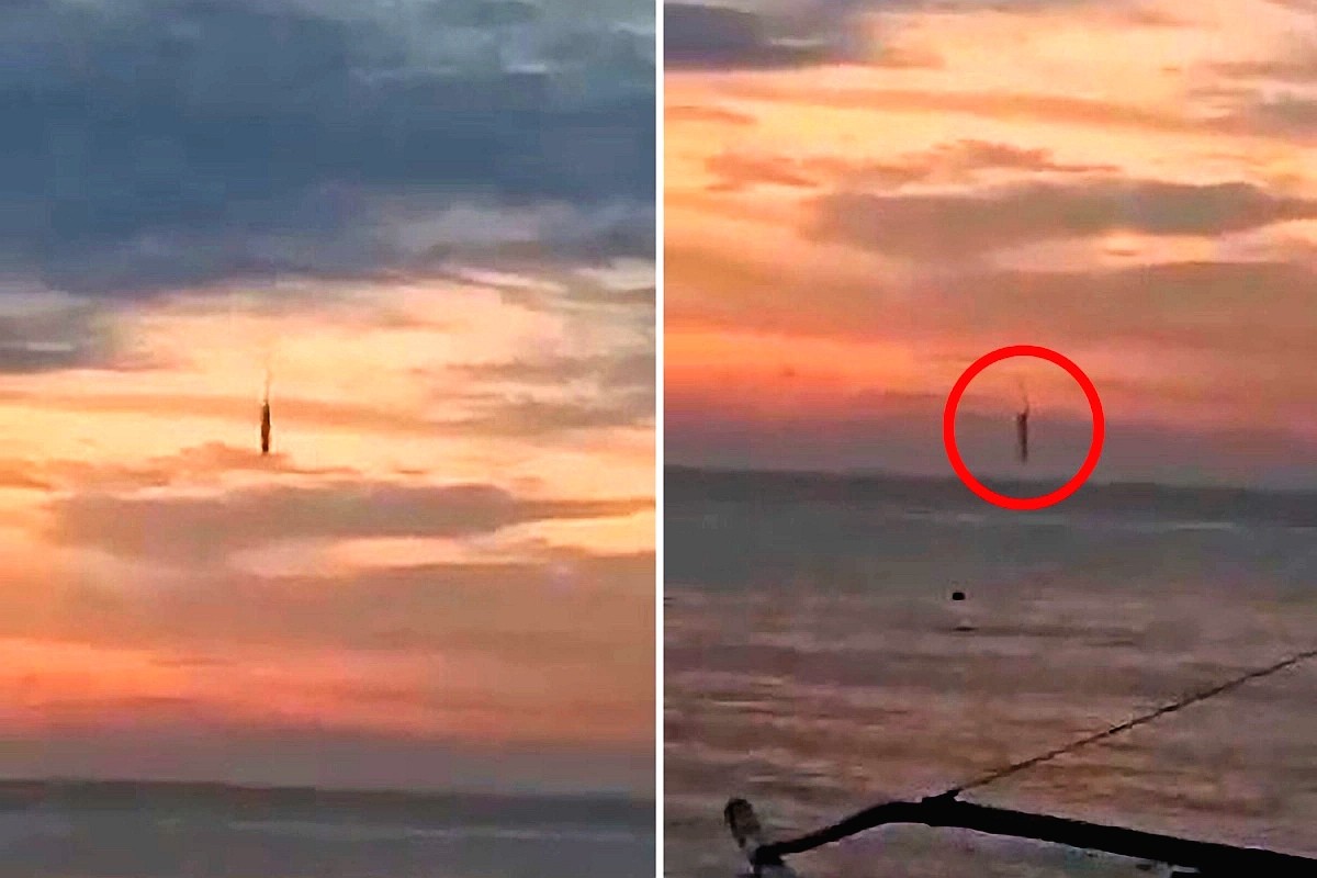 “绿尾巴”划过天际！坠落印尼火山，跟地心文明有关？