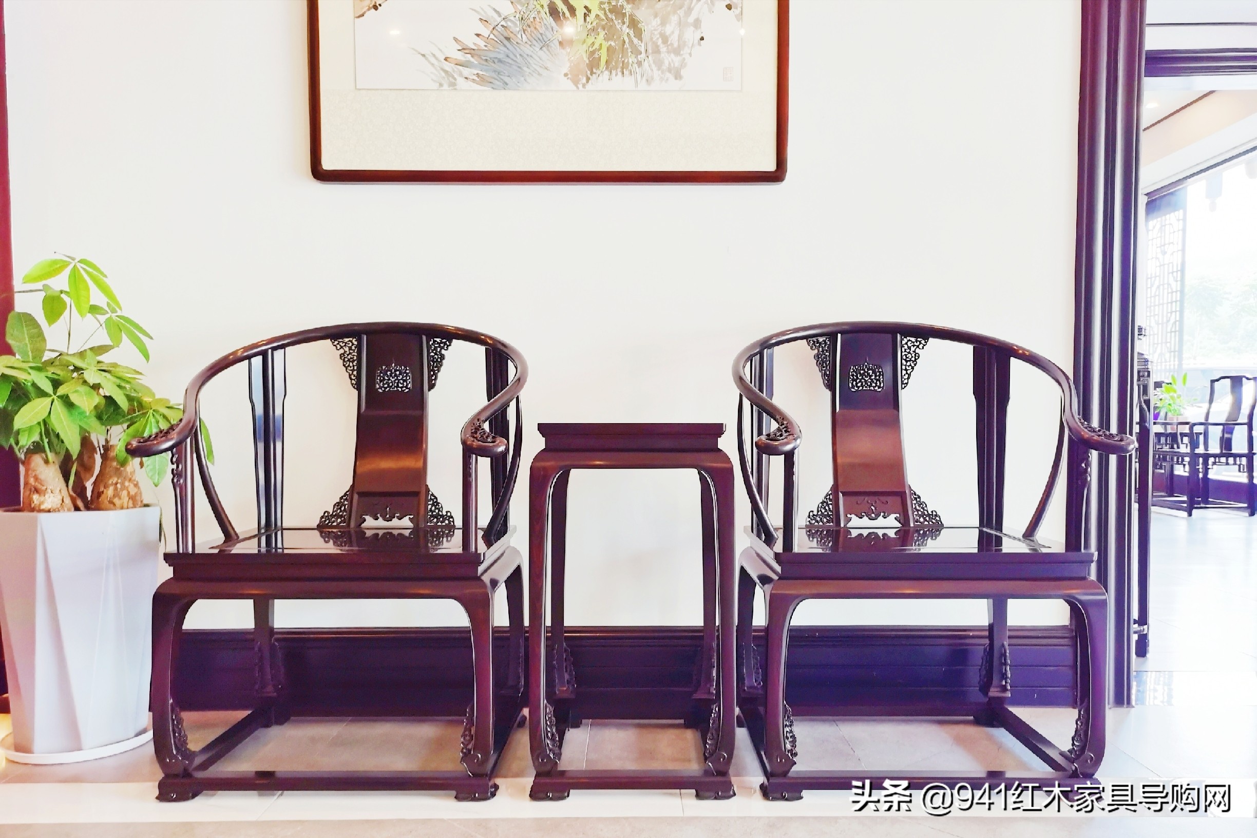 红木家具六大名椅特征,红木家具圈椅结构图