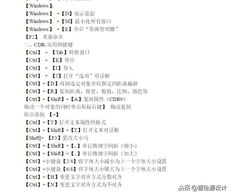 cdr教程入门基础知识快捷键,cdr初学者教程视频