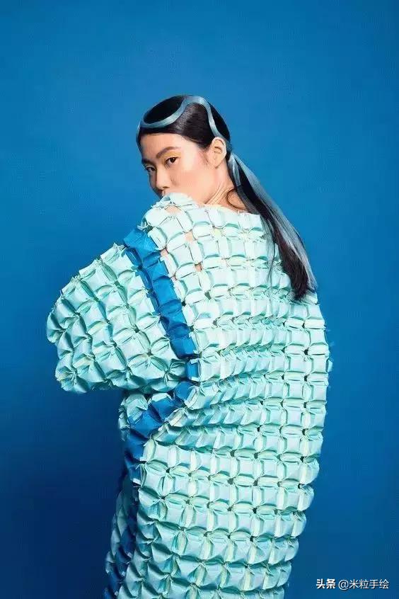 如何制作交叉条纹图案衣服,菱形格针织衣