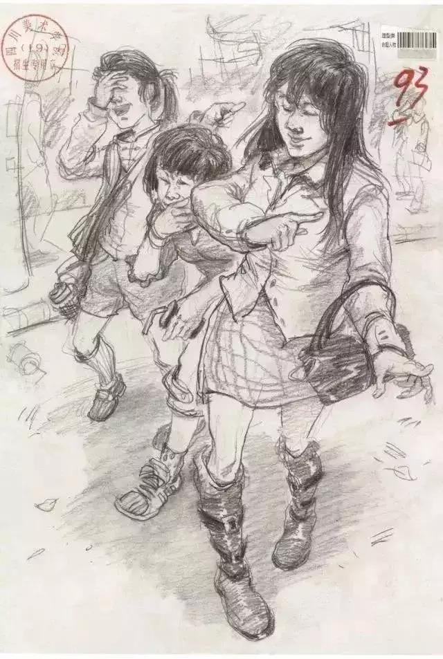 中国美院高分卷鉴赏,西安美院往年高分卷