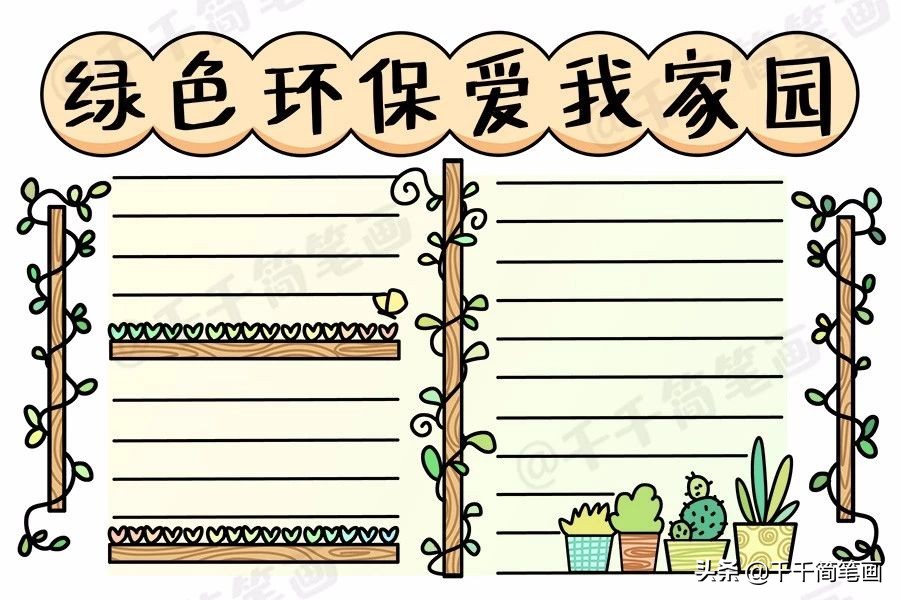 垃圾分类的手抄报模板高中生,垃圾分类和消防意识的手抄报