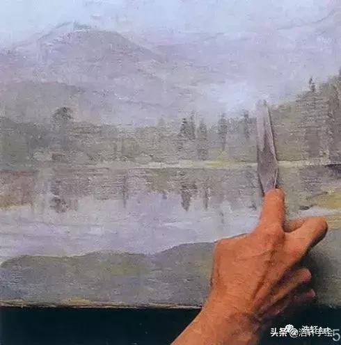 干货油画的入门技法,白羽平油画风景技法