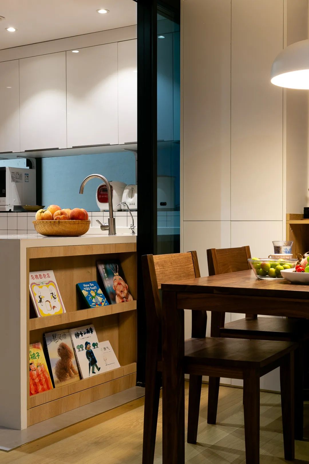 速来学习！深圳99㎡小三居改造，可塞大冰箱、超多收纳，太值了