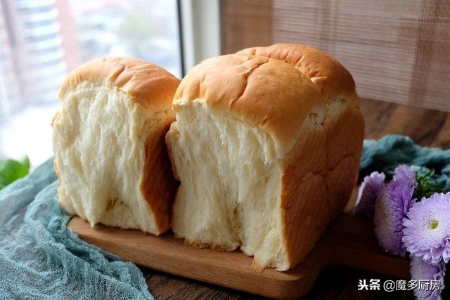 超级柔软细腻拉丝的吐司面包做法,怎么才能做出好吃的厚吐司面包