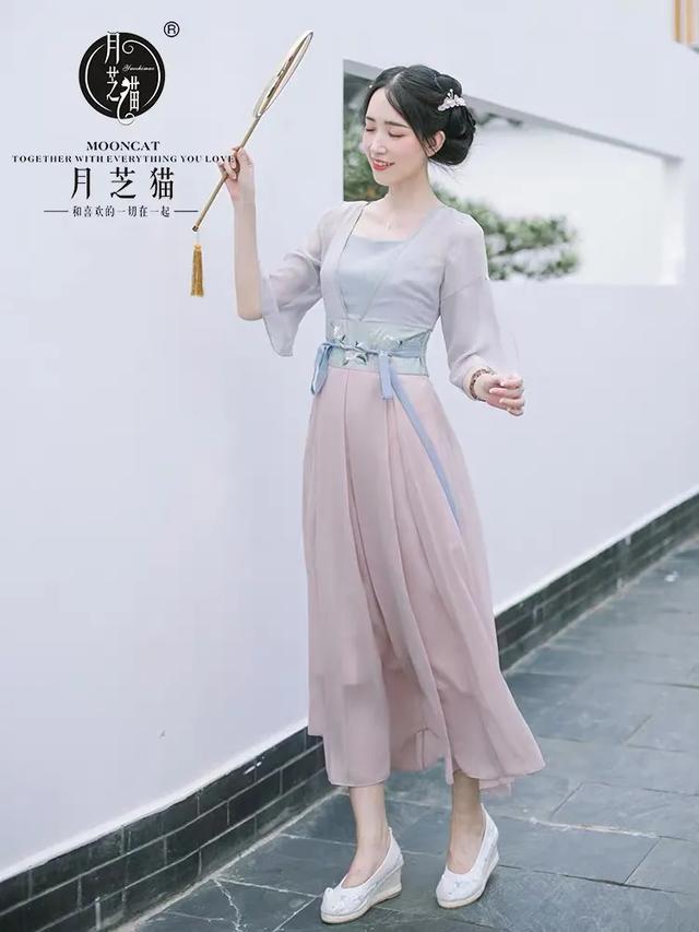 汉风格裙,汉元素女裙气质高级感