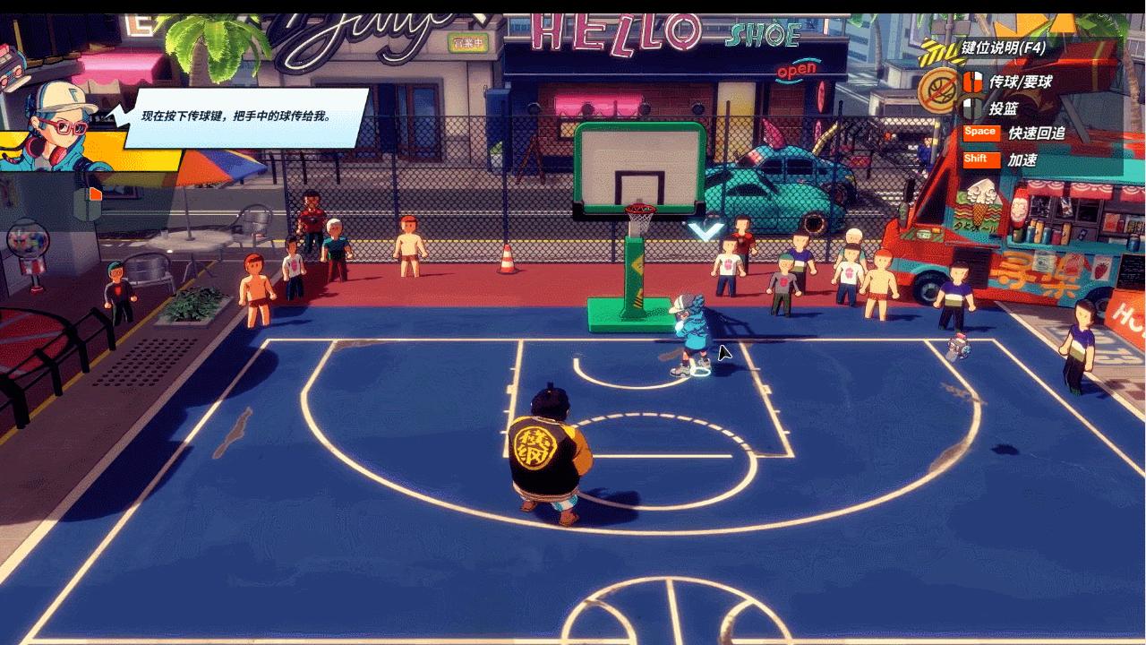 篮球格斗场游戏,可以学习战术的篮球游戏