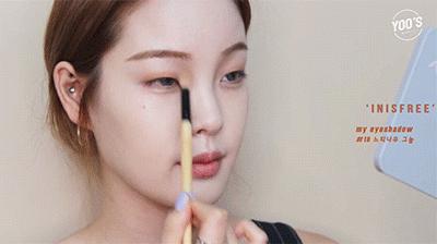 单眼皮眼妆的画法初学者视频,圆眼单眼皮内眦赘皮眼妆画法