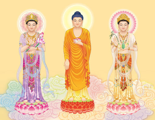 阿弥陀佛，礼拜福气加身，幸福生活，轻松工作