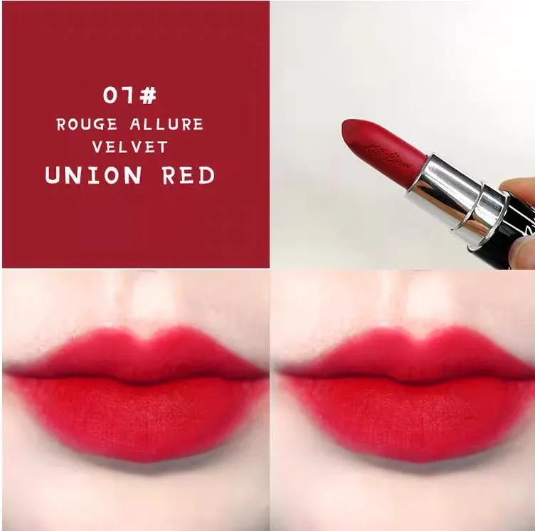 泰国KillBrow*弹子**头口红|番茄牛血正红超级好用的本土平价口红