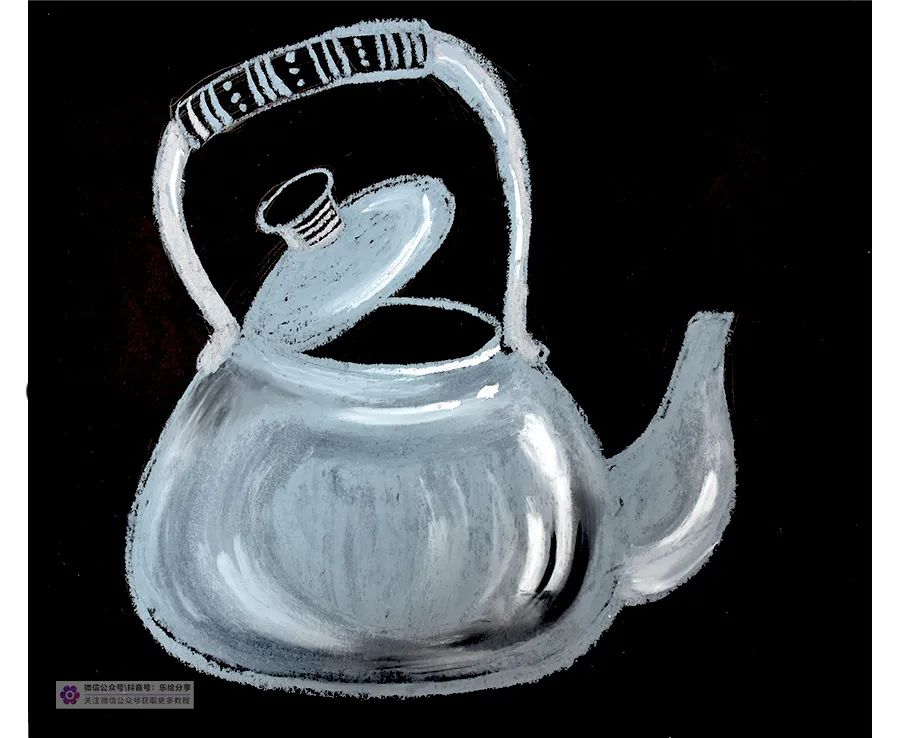 水溶油画棒儿童画简单又漂亮,初学儿童画油画棒图片