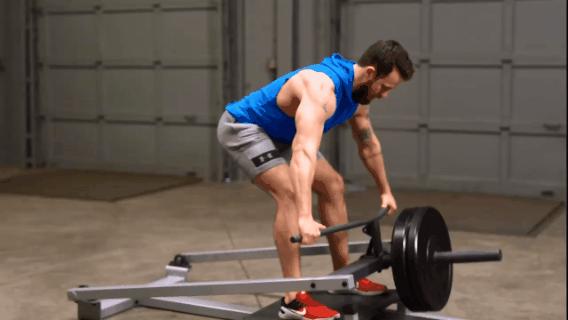 单划船练背的动作,划船式练背的正确锻炼方法