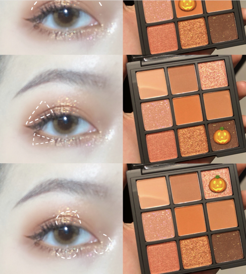 3ce眼影dearnude和smoother对比,3ce最好用最日常的眼影盘