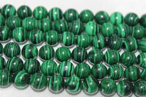 天然孔雀石真假辨别,孔雀石散珠真假鉴别方法