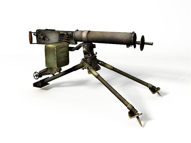 马克沁发明自动火器,马克沁机枪后坐力原理