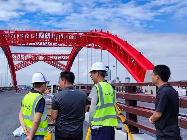 天宝SX10影像扫描仪在王安石抚河特大桥主桥检测方案