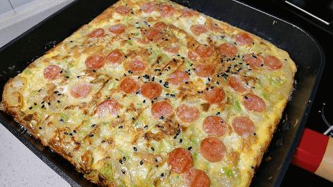 蔬菜煎饼的家常做法电饼铛,蔬菜煎饼怎么做好吃又简单