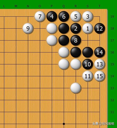 解密围棋死活题-金柜角死活（14）